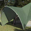 Teepee Telt 3-Person med tag Grøn og Grå 312 x 312 x 197 cm