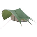Teepee Telt 3-Person med tag Grøn og Grå 312 x 312 x 197 cm