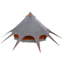 Teepee Telt 3-Person med tag Grå og orange 600 x 600 x 347 cm