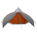Teepee Telt 3-Person med tag Grå og orange 600 x 600 x 347 cm