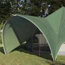 Teepee Telt til 5 Personer Grøn og Grå 415 x 415 x 247 cm