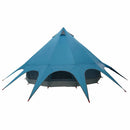 Teepee Telt til 5 Personer Blå og grå 415 x 415 x 247 cm
