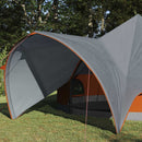 Teepee Telt til 5 Personer Grå og orange 415 x 415 x 247 cm