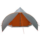 Teepee Telt til 5 Personer Grå og orange 415 x 415 x 247 cm