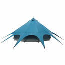 Teepee Telt 7-Personer med tag Blå og grå 600 x 600 x 347 cm