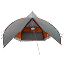 Teepee Telt 7-Personer med tag Grå og orange 600 x 600 x 347 cm