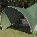 Teepee Telt 9-Personer med tag Grøn og Grå 502 x 502 x 297 cm