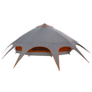 Teepee Telt til 9 personer Grå og orange 502 x 502 x 297 cm