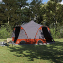 Dome Telt 4-Personer med tag Grå og orange 505 x 450 x 248 cm