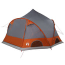 Dome Telt 4-Personer med tag Grå og orange 505 x 450 x 248 cm