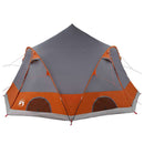 Dome Telt 4-Personer med tag Grå og orange 505 x 450 x 248 cm