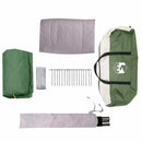 Teltehus til 7 personer med tag Grøn 400 x 350 x 212 cm