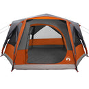 Teltehus til 7 personer Grå og orange 400 x 350 x 212 cm