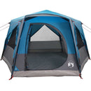 Cabin Tent 5-Person med tag Blå og grå 333 x 317 x 194 cm