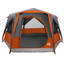 Cabin Tent 5-Person med tag Grå og orange 333 x 317 x 194 cm