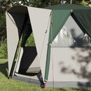 Camping telt til 3 personer Grøn og Hvid 320 x 320 x 203 cm