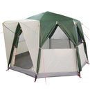 Camping telt til 3 personer Grøn og Hvid 320 x 320 x 203 cm