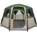 Camping telt til 3 personer Grøn og Hvid 320 x 320 x 203 cm