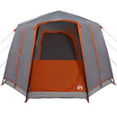 Camping telt til 3 personer Grå og orange 320 x 320 x 203 cm