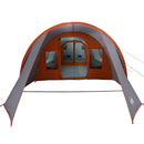 Tunnel telt 4-personer med tag Grå og orange 778 x 356 x 210 cm