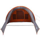Tunnel telt 4-personer med tag Grå og orange 778 x 356 x 210 cm