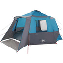 Cabin tent til 12 personer Blå og grå 500 x 500 x 294 cm