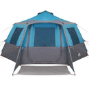 Cabin tent til 12 personer Blå og grå 500 x 500 x 294 cm