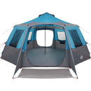 Cabin tent til 12 personer Blå og grå 500 x 500 x 294 cm