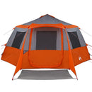 Cabin tent til 12 personer Grå og orange 500 x 500 x 294 cm