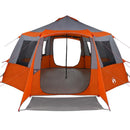 Cabin tent til 12 personer Grå og orange 500 x 500 x 294 cm