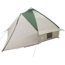 Teepee Telt 10-Personer med tag Grøn og Hvid 567 x 470 x 242 cm