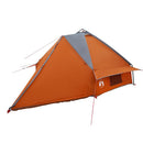 Teepee Telt 8-Personer med tag Grå og orange 490 x 410 x 210 cm