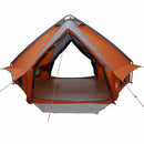 Teepee Telt 8-Personer med tag Grå og orange 490 x 410 x 210 cm
