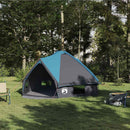 Teepee telt til 6 personer Blå og grå 431 x 366 x 185 cm