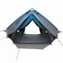 Teepee telt til 6 personer Blå og grå 431 x 366 x 185 cm