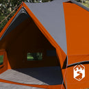 Teepee telt til 6 personer Grå og orange 431 x 366 x 185 cm
