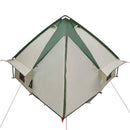 Teepee Telt 4-Person med tag Grøn og Grå 388 x 320 x 169 cm