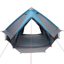 Teepee Telt 4-Person 4 personer Blå og grå