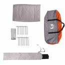 Teepee Telt 4-Person med tag Grå og orange 388 x 320 x 169 cm