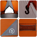 Teepee Telt 4-Person med tag Grå og orange 388 x 320 x 169 cm