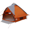 Teepee Telt 4-Person med tag Grå og orange 388 x 320 x 169 cm