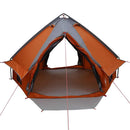 Teepee Telt 4-Person med tag Grå og orange 388 x 320 x 169 cm