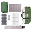 Familietelt til 20 personer Grøn og Hvid 745 x 700 x 217 cm