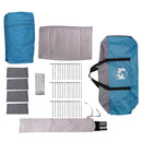 Familietelt til 20 personer Blå og grå 745 x 700 x 217 cm