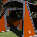Familietelt til 20 personer Grå og orange 745 x 700 x 217 cm
