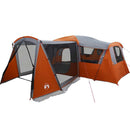 Familietelt til 20 personer Grå og orange 745 x 700 x 217 cm