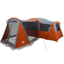 Familietelt til 20 personer Grå og orange 745 x 700 x 217 cm