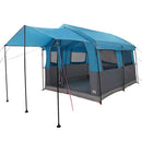 Familietelt til 4 personer Blå og grå 324 x 255 x 230 cm