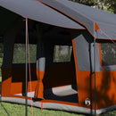 Familietelt til 4 personer Grå og orange 324 x 255 x 230 cm