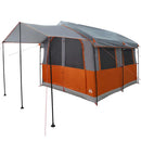 Familietelt til 4 personer Grå og orange 324 x 255 x 230 cm